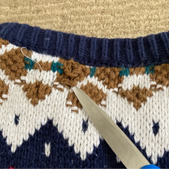 Vintage Eddie Bauer Knit Sweater Nordic Men's Sz M USA Made - Picture 8 of 9